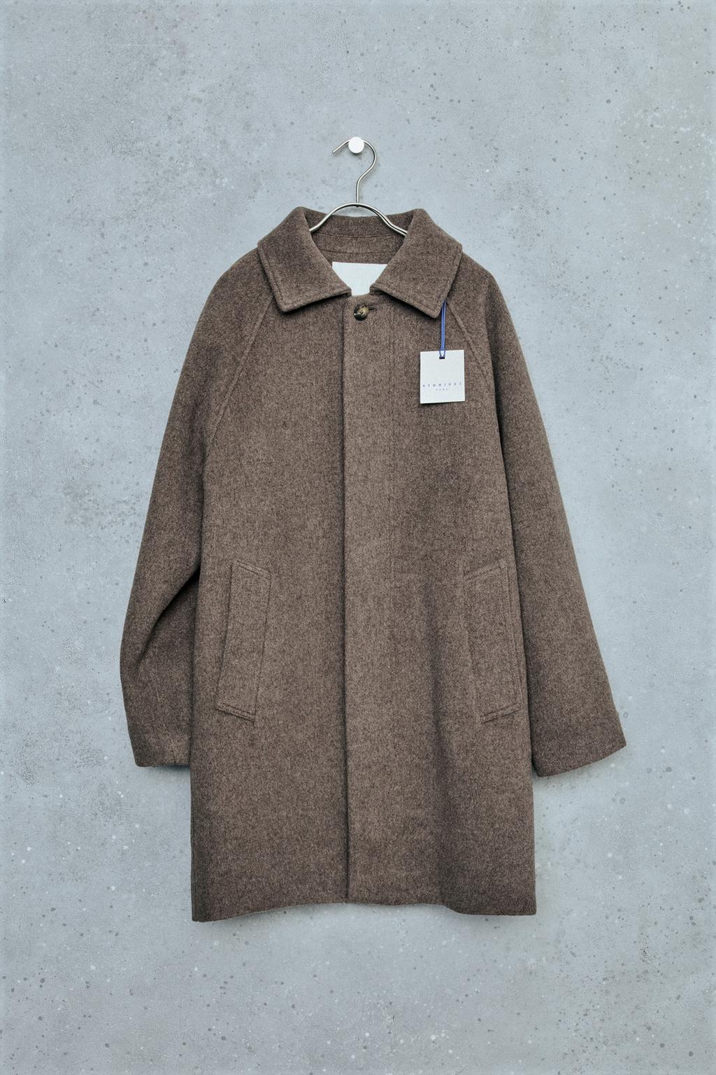 STORIESZ - MANTECO LONG WOOL BLEND COAT