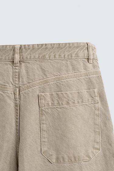 BALLOON FIT WASHED TROUSERS - Light sand by Zara - Image 9