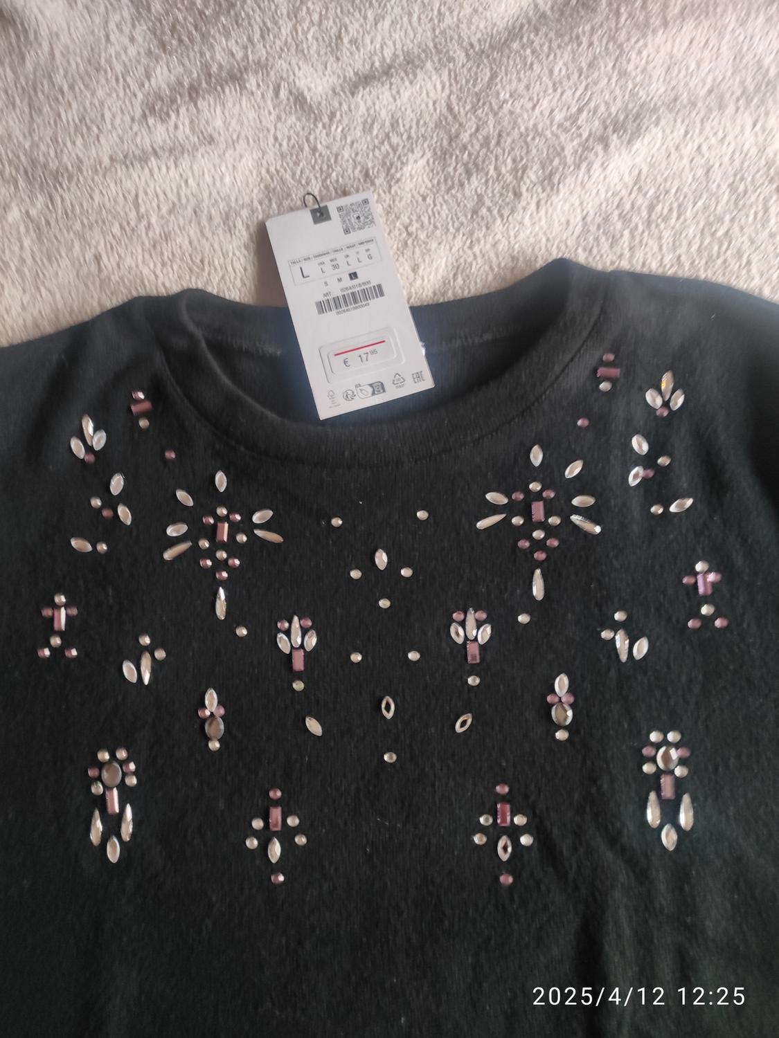 SOFT RHINESTONE SWEATER - Image 3