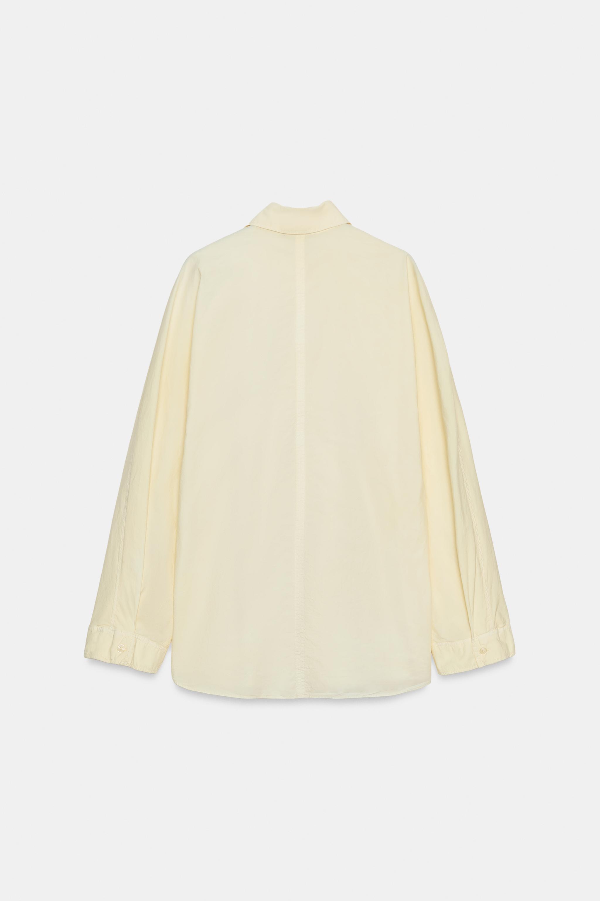 OVERSIZED POPLIN SHIRT