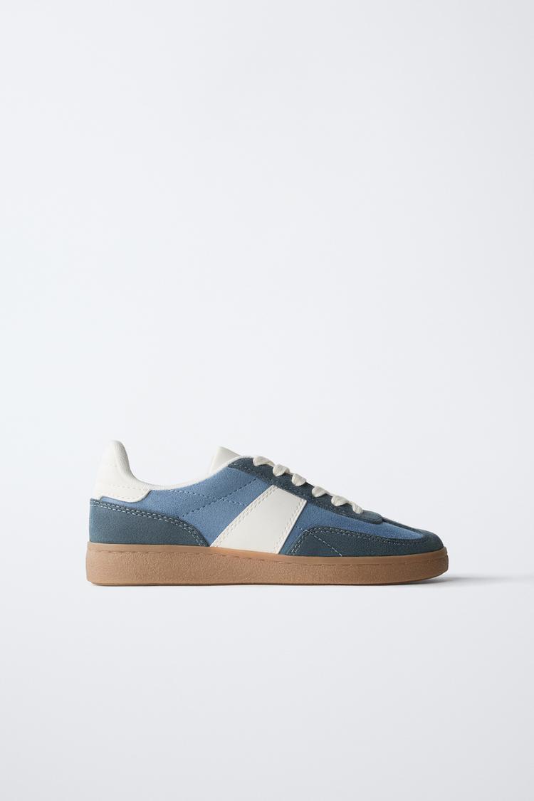 COMBINATION SNEAKERS Blue ZARA United States