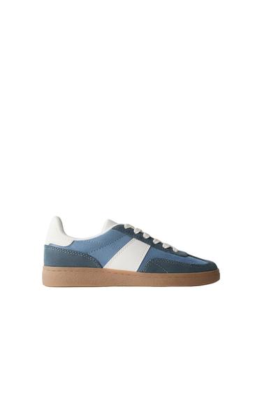 KOMBINIERTER SNEAKER - Blau von Zara