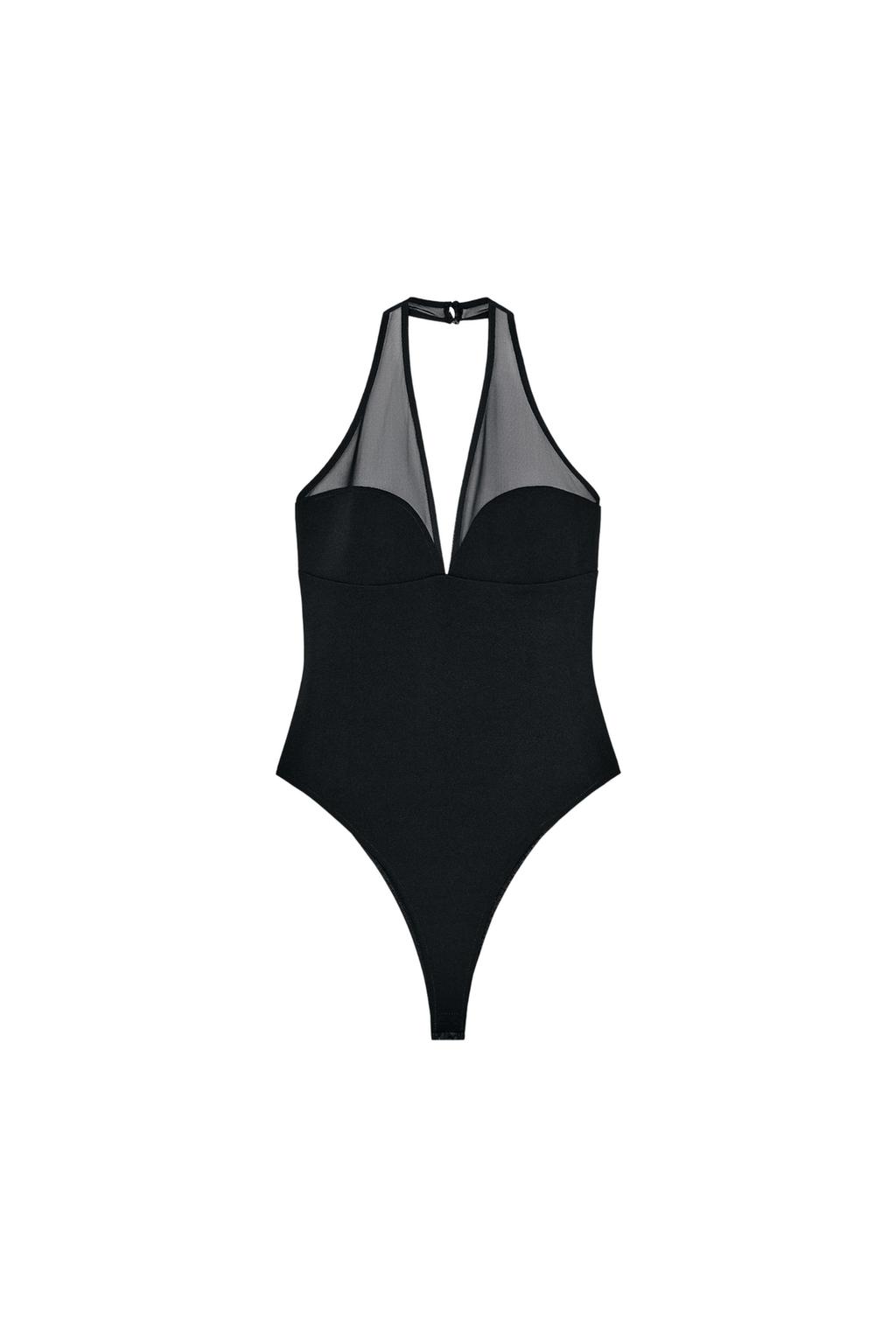 COMBINATION HALTER BODYSUIT - image 3