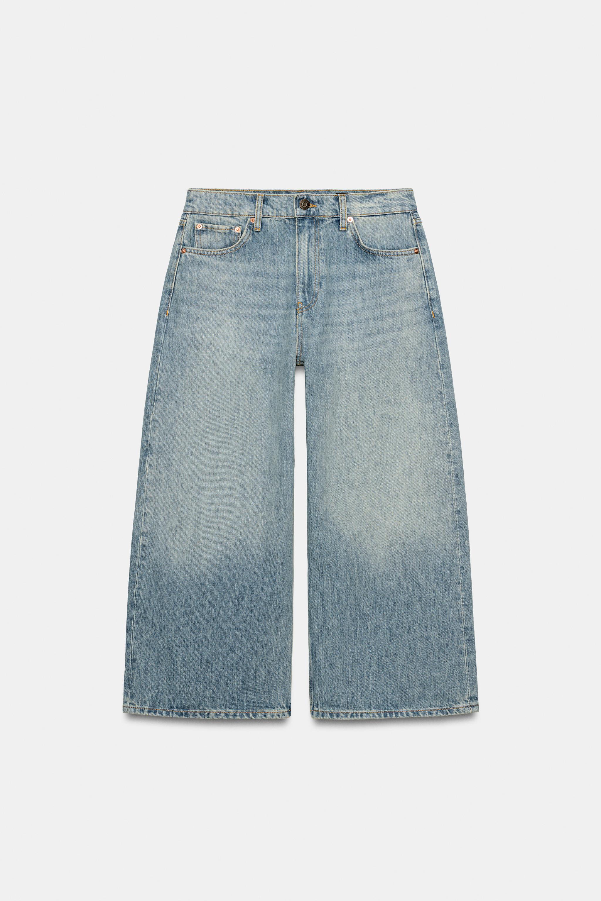 ZW COLLECTION MID-RISE CULOTTE JEANS