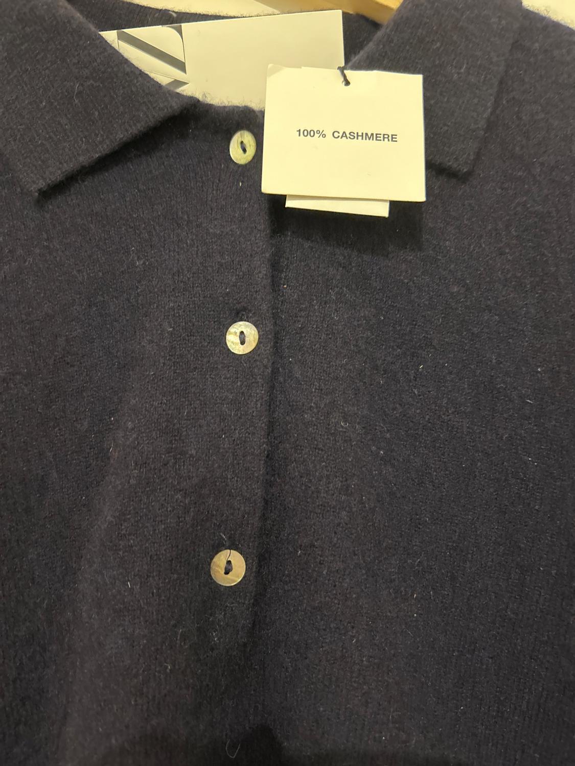 100% CASHMERE OVERSIZED POLO SHIRT - LIMITED EDITION - Image 3