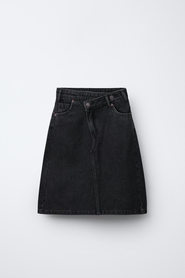 Denim Bershka Gonna Scozzese Gonna Nera Jeans Bershka Bershka