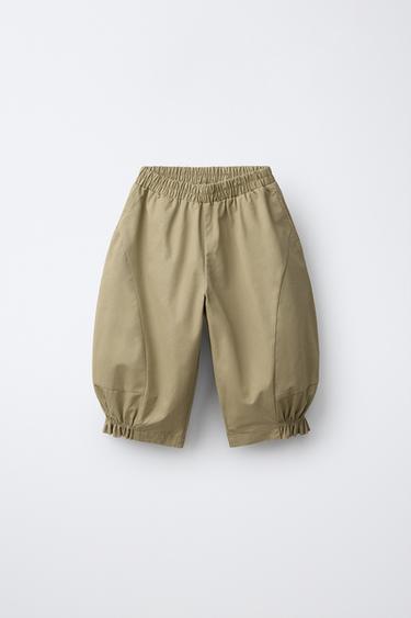 SOLID  PANTS — Washed green 1