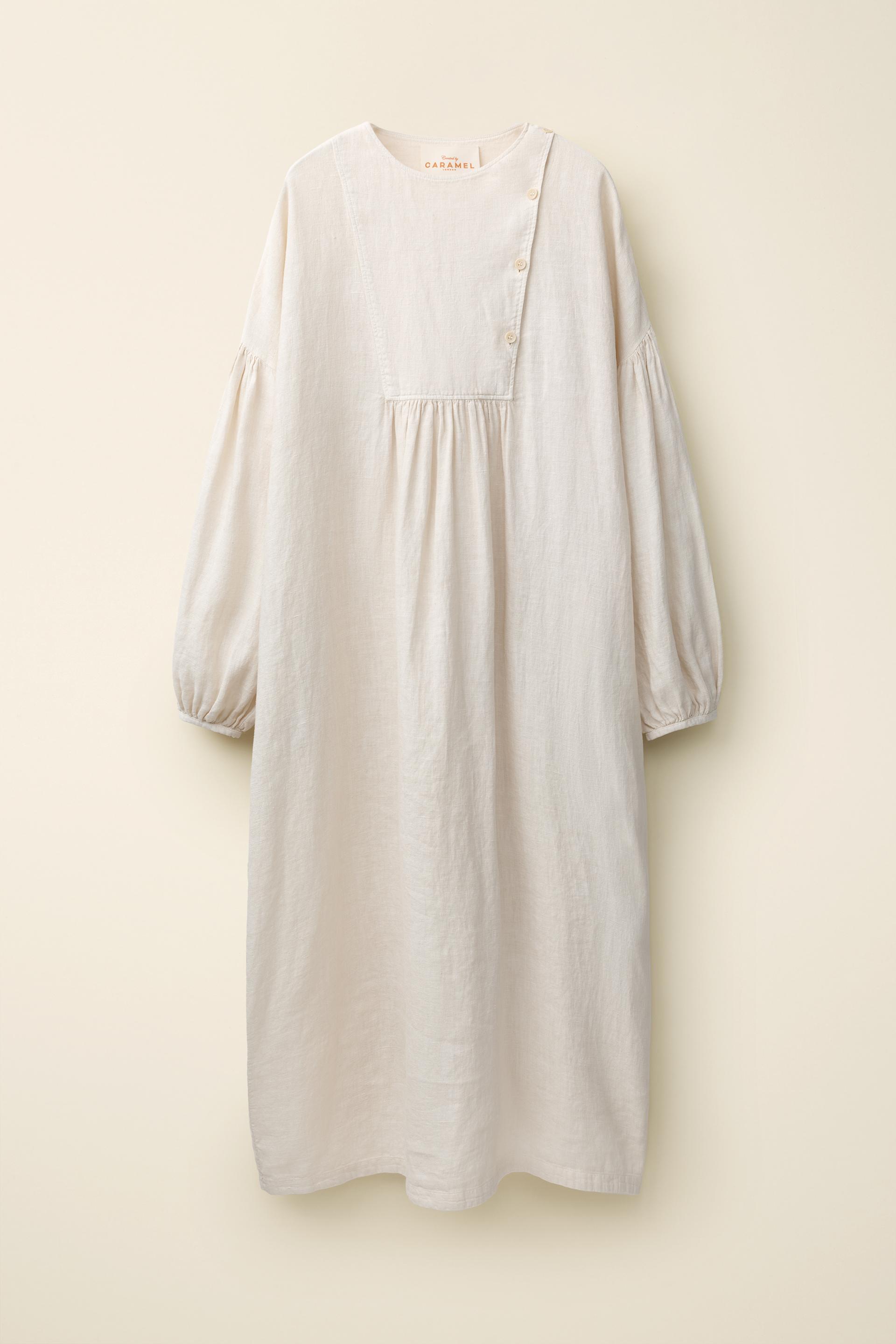 100% LINEN DRESS CREATED BY CARAMEL LONDON X ZARA thumbnail 4
