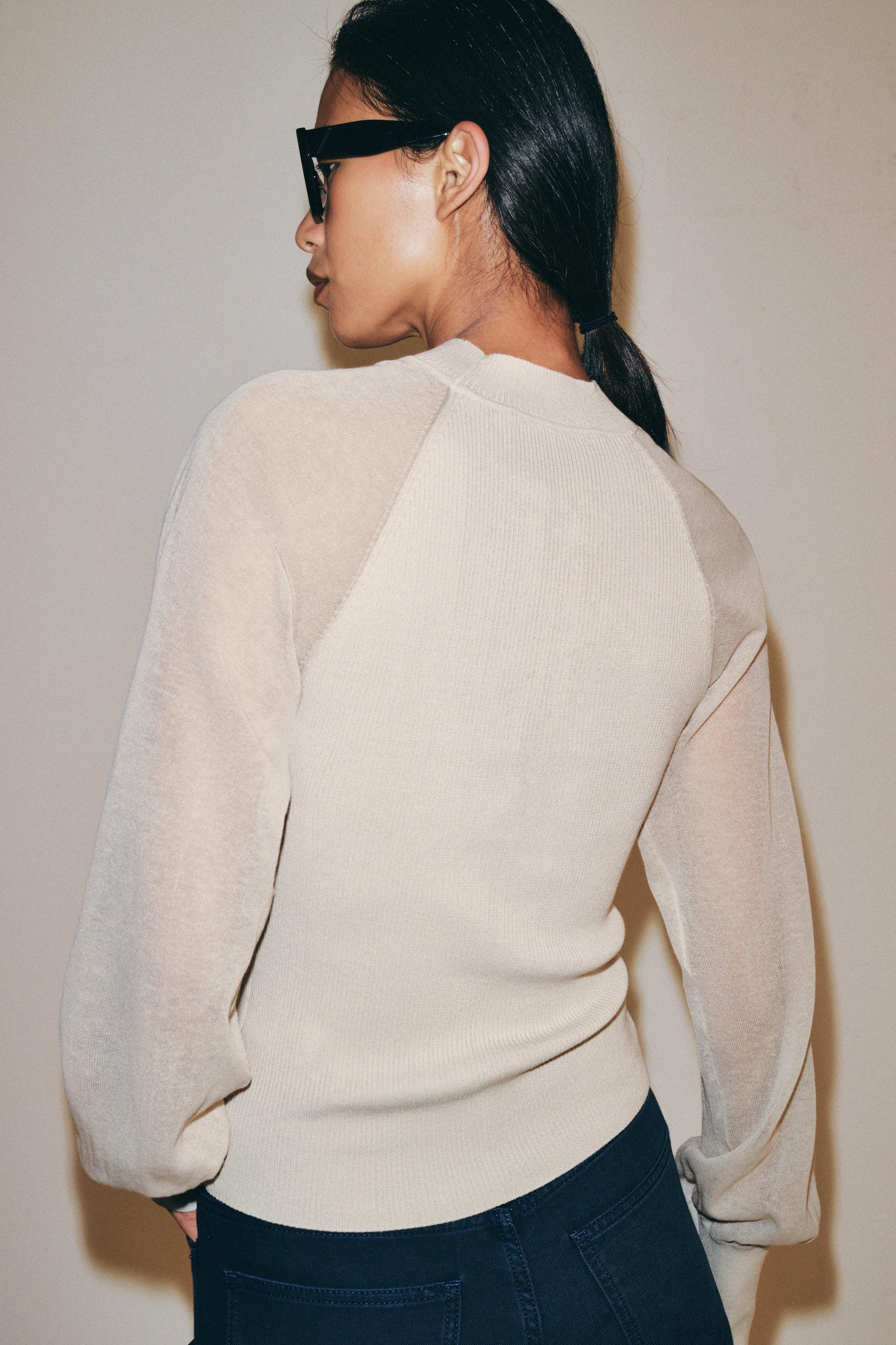 CONTRAST SLEEVE KNIT JUMPER — صورة 3