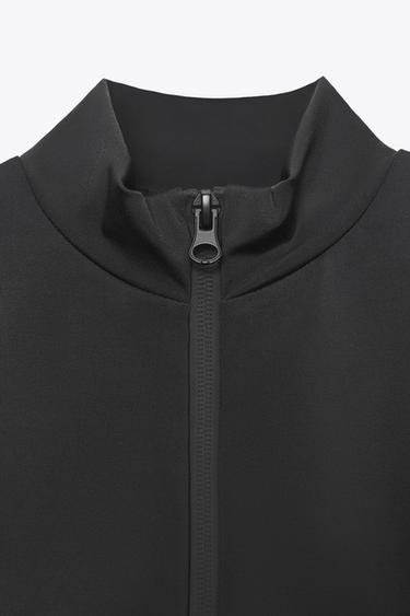 VESTE SEAMLESS POLYAMIDE - Noir de Zara - Image 8