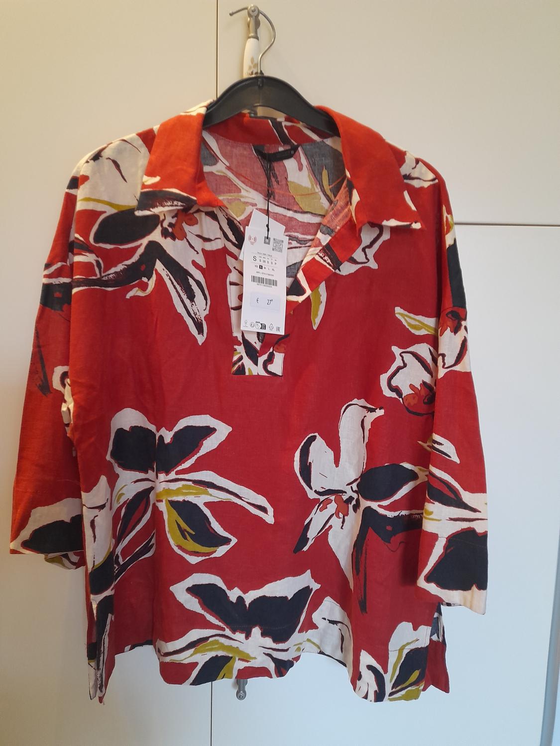 FLORAL PRINT LINEN BLEND SHIRT - Image 6