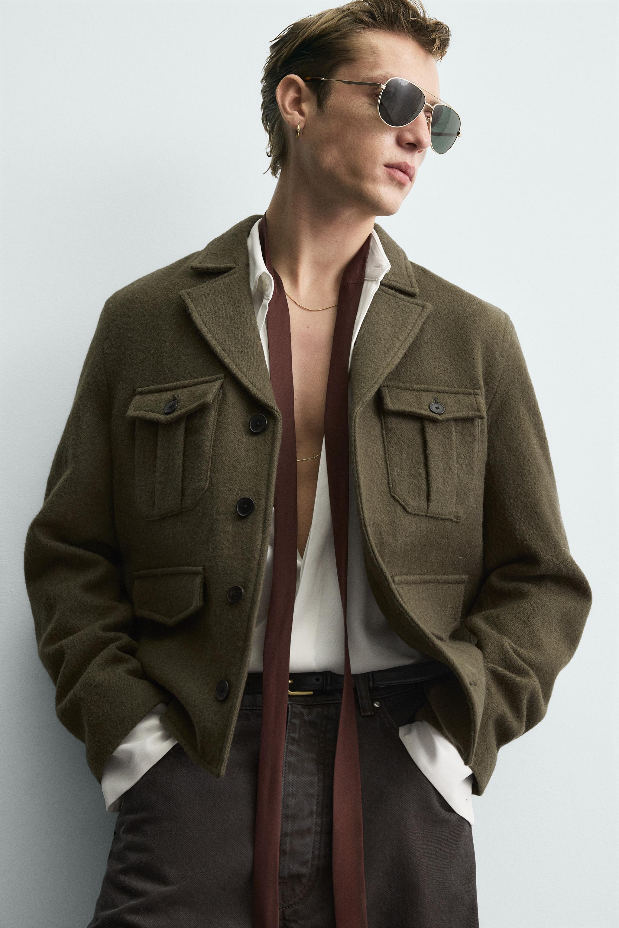 VESTE 100% LAINE POCHES LIMITED EDITION