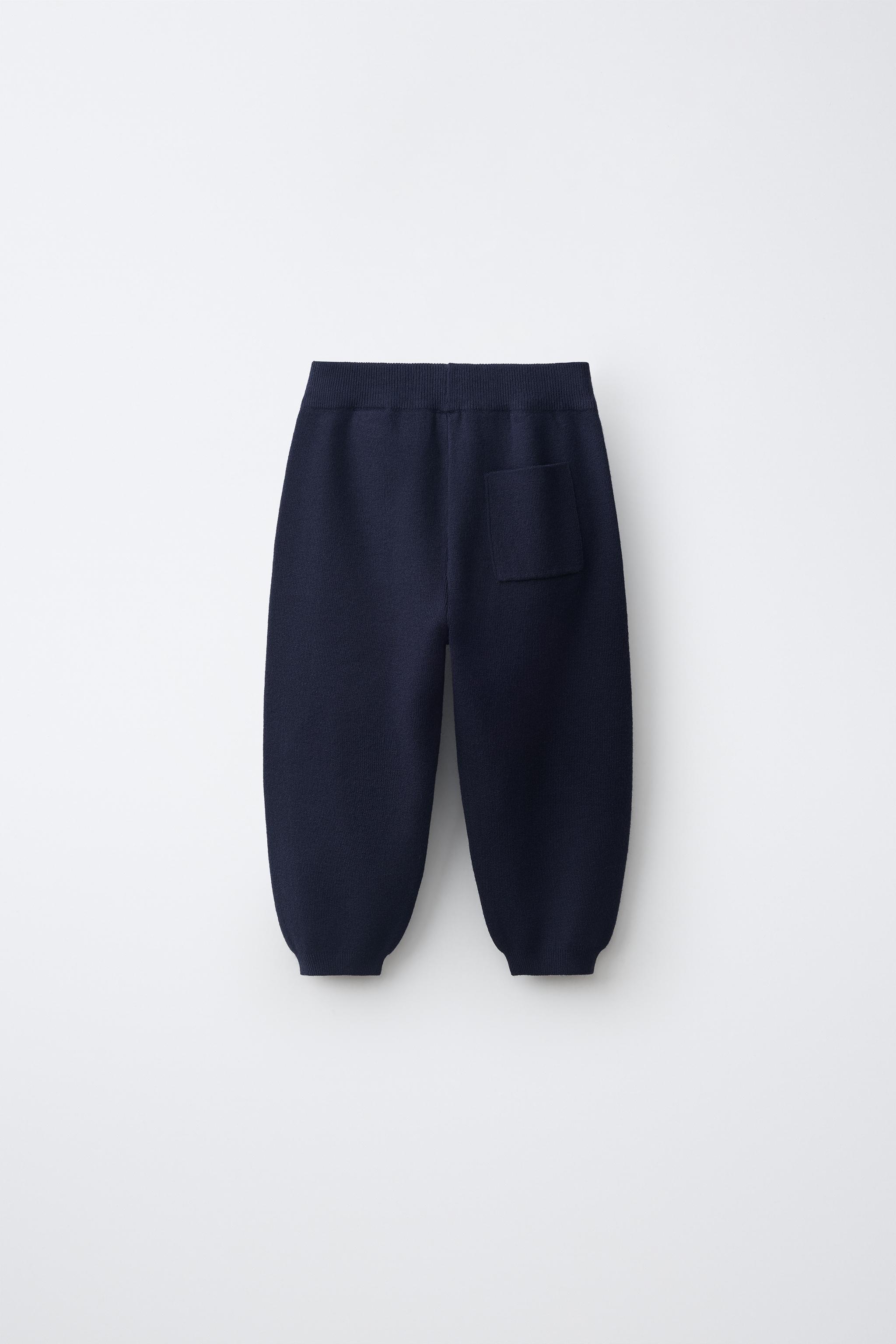 KNIT JOGGER PANTS - Blue | ZARA United States