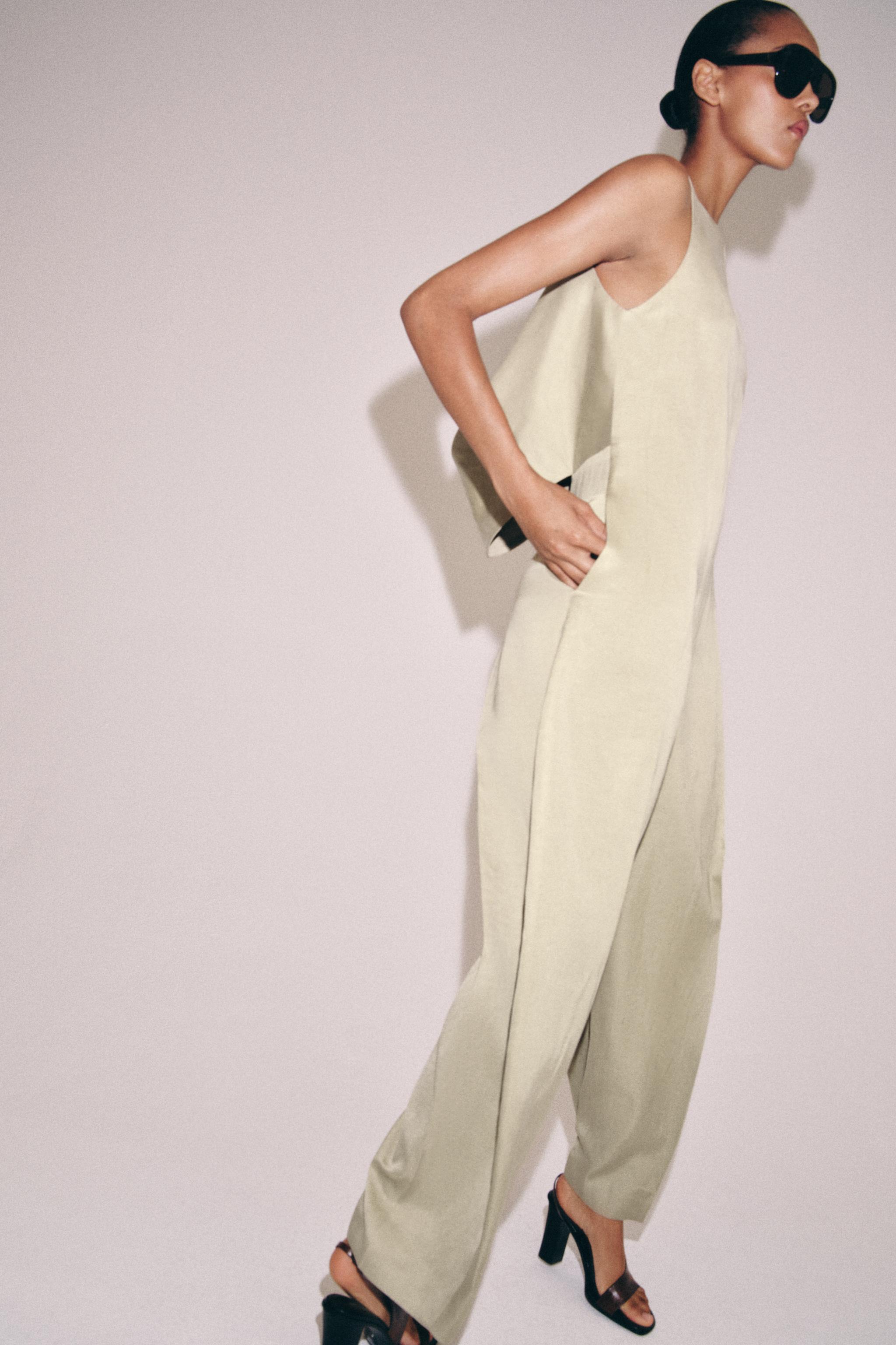 Zara ZW COLLECTION OPEN BACK JUMPSUIT at Bayshore Shopping Centre