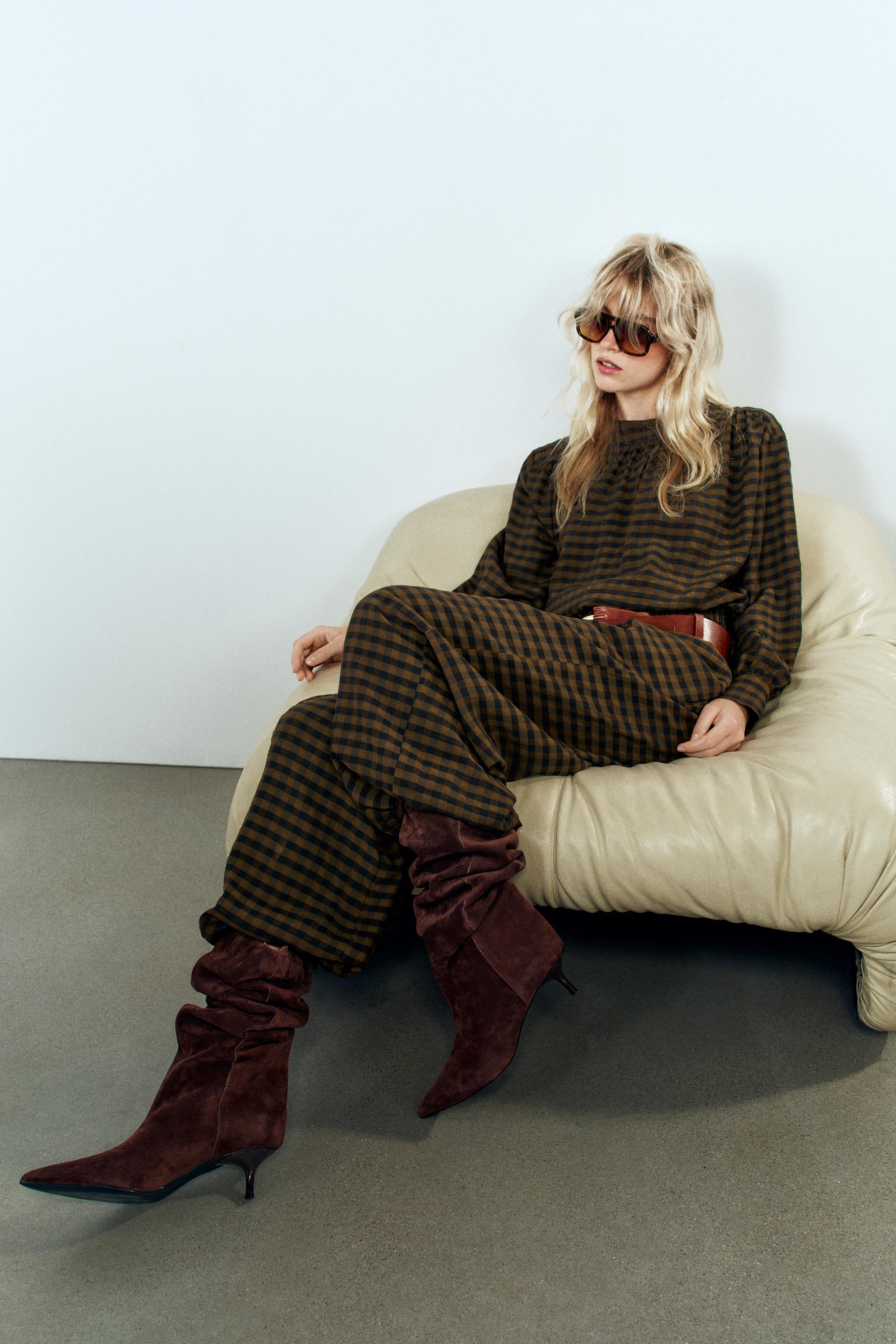 PLAID PANTS