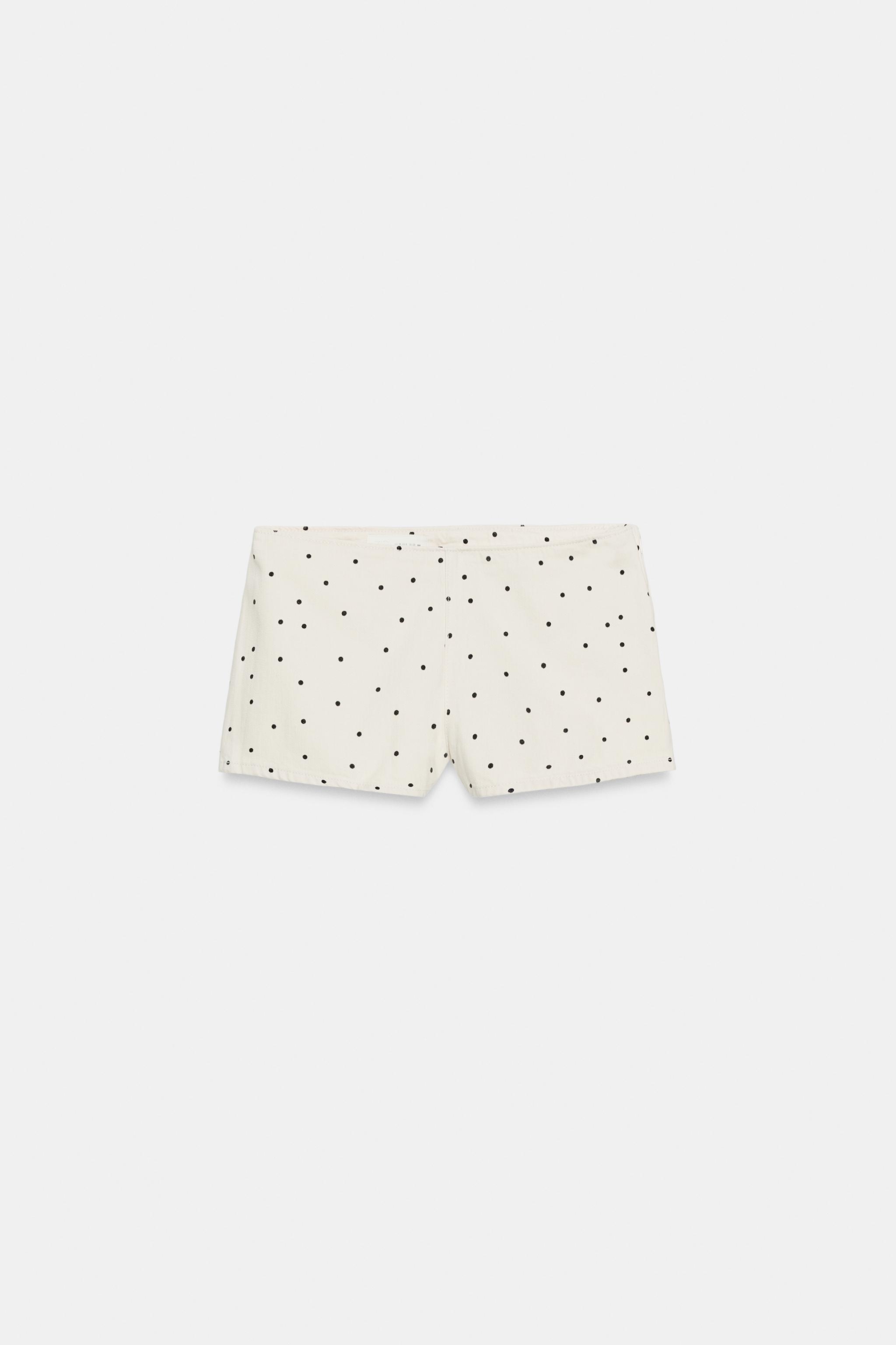 POLKA DOT MINI SHORTS