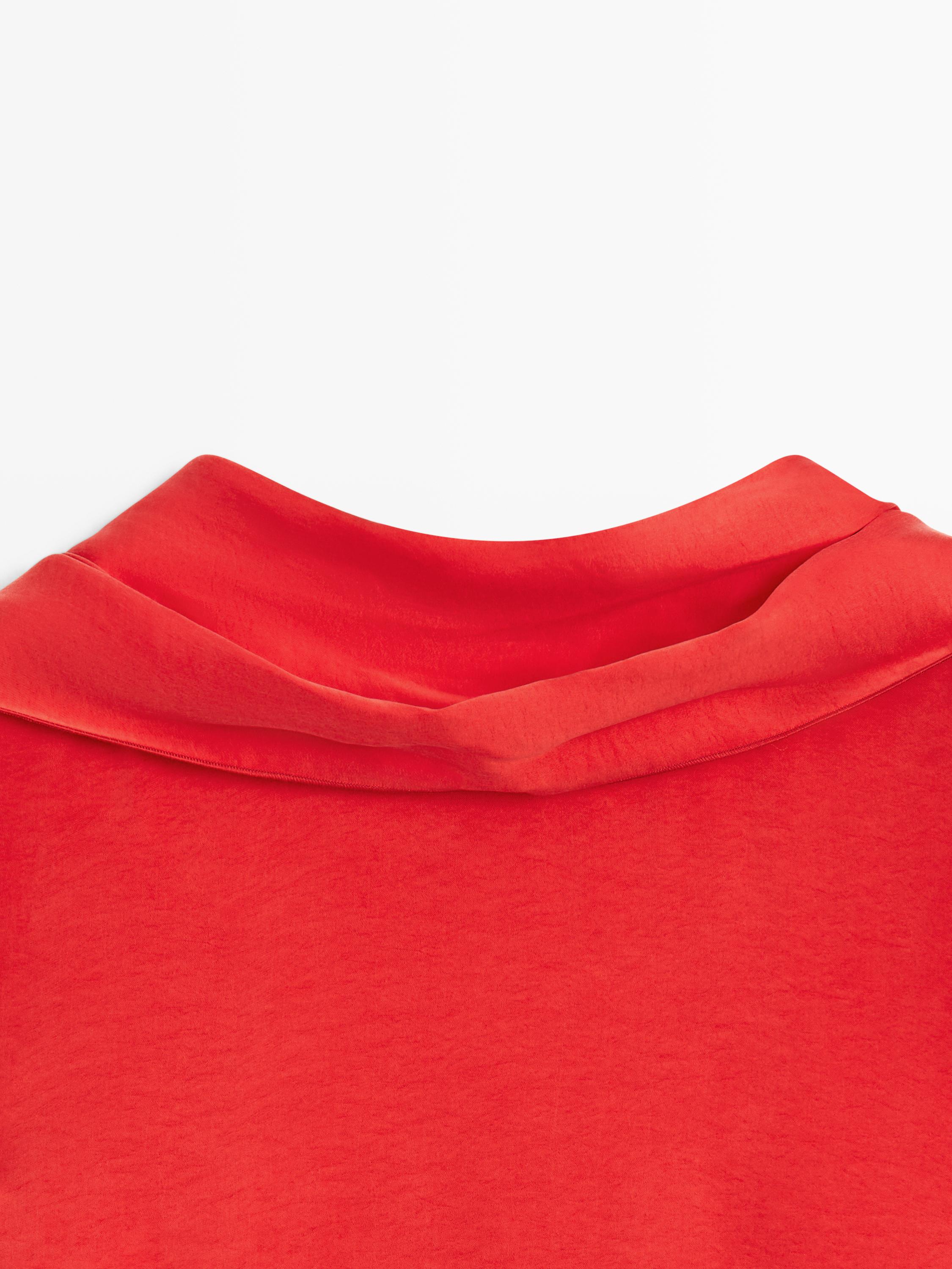 Flowing top with cape detail - STUDIO