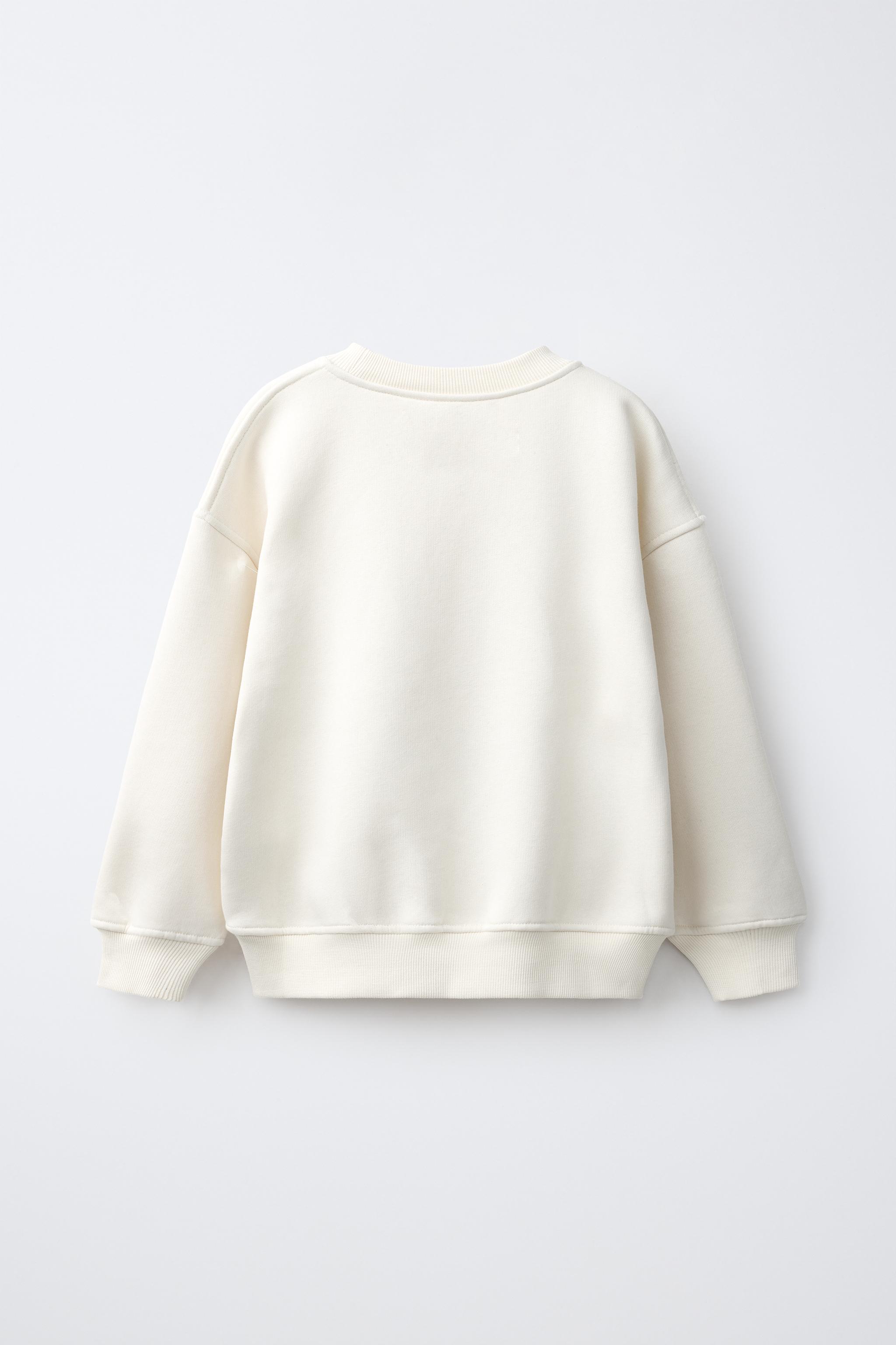 FLOCK BOW SWEATSHIRT
