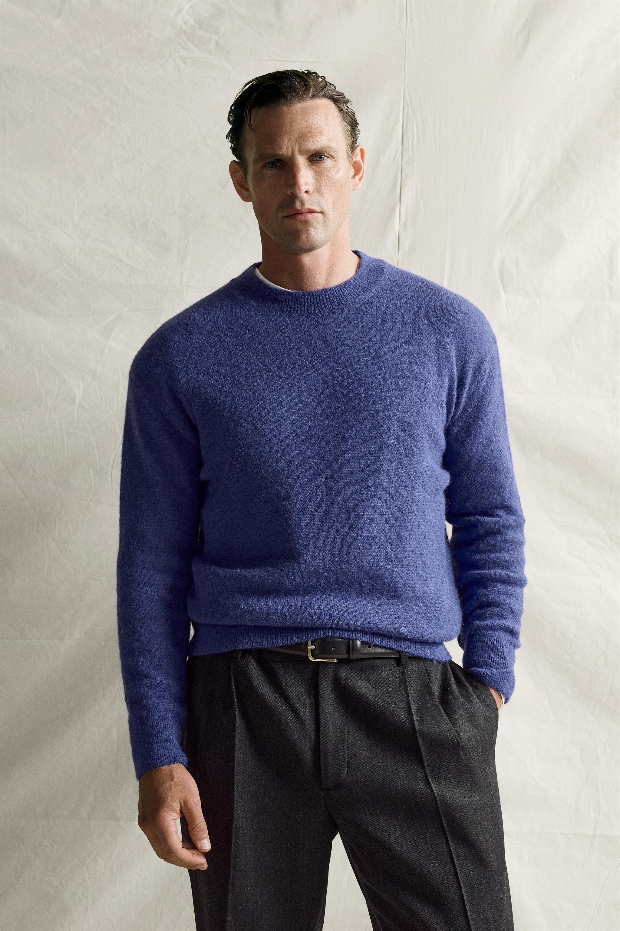 ALPACA BLEND REGULAR FIT SWEATER