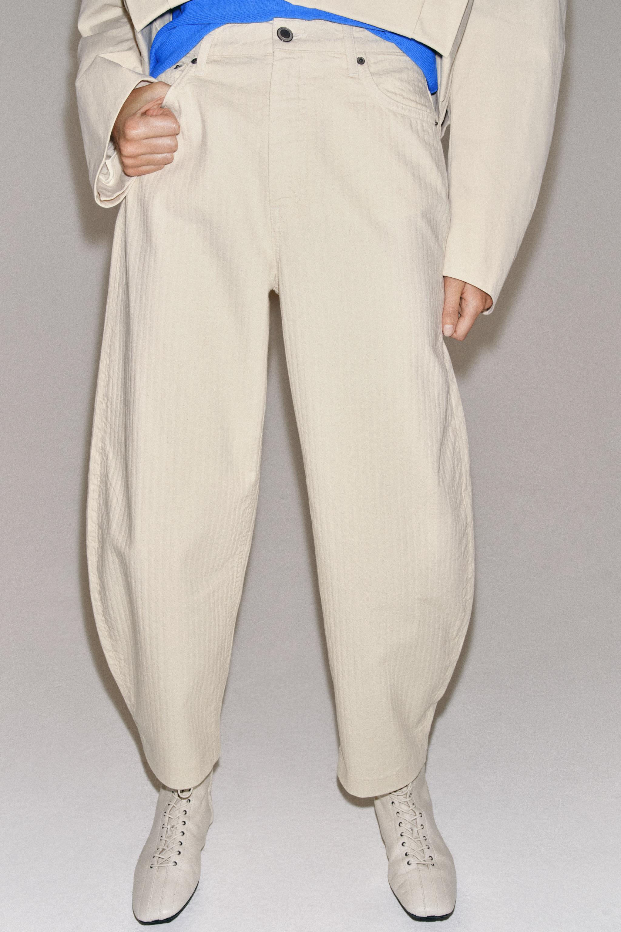 ZW COLLECTION HIGH WAIST TAPERED JEANS