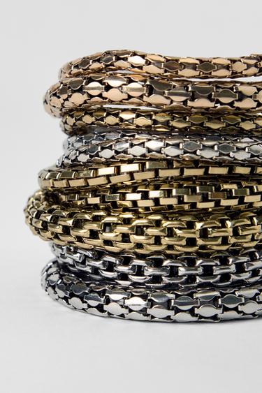 PACK OF METAL BRACELETS KATE MOSS X ZARA - Gold / Silver by Zara - Image 2