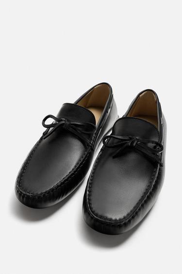 MOCASSINS CASUAL EN CUIR ÉDITION LIMITÉE - Noir de Zara - Image 4