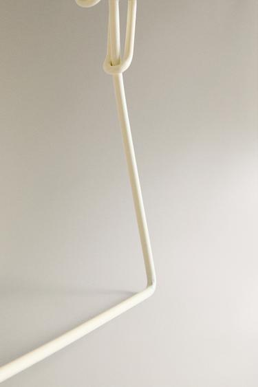 FOLDABLE LACQUERED METAL RACK - Cream by Zara - Image 4