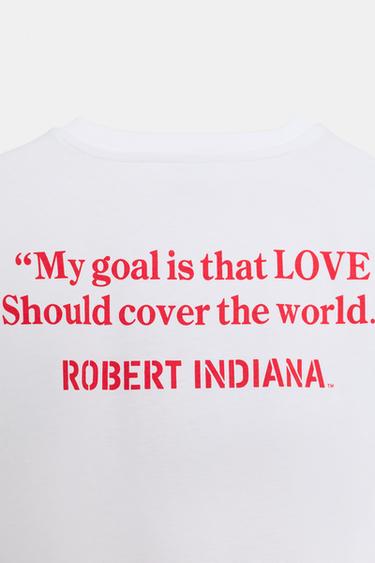 CONTRAST SLOGAN T-SHIRT - White by Zara - Image 7