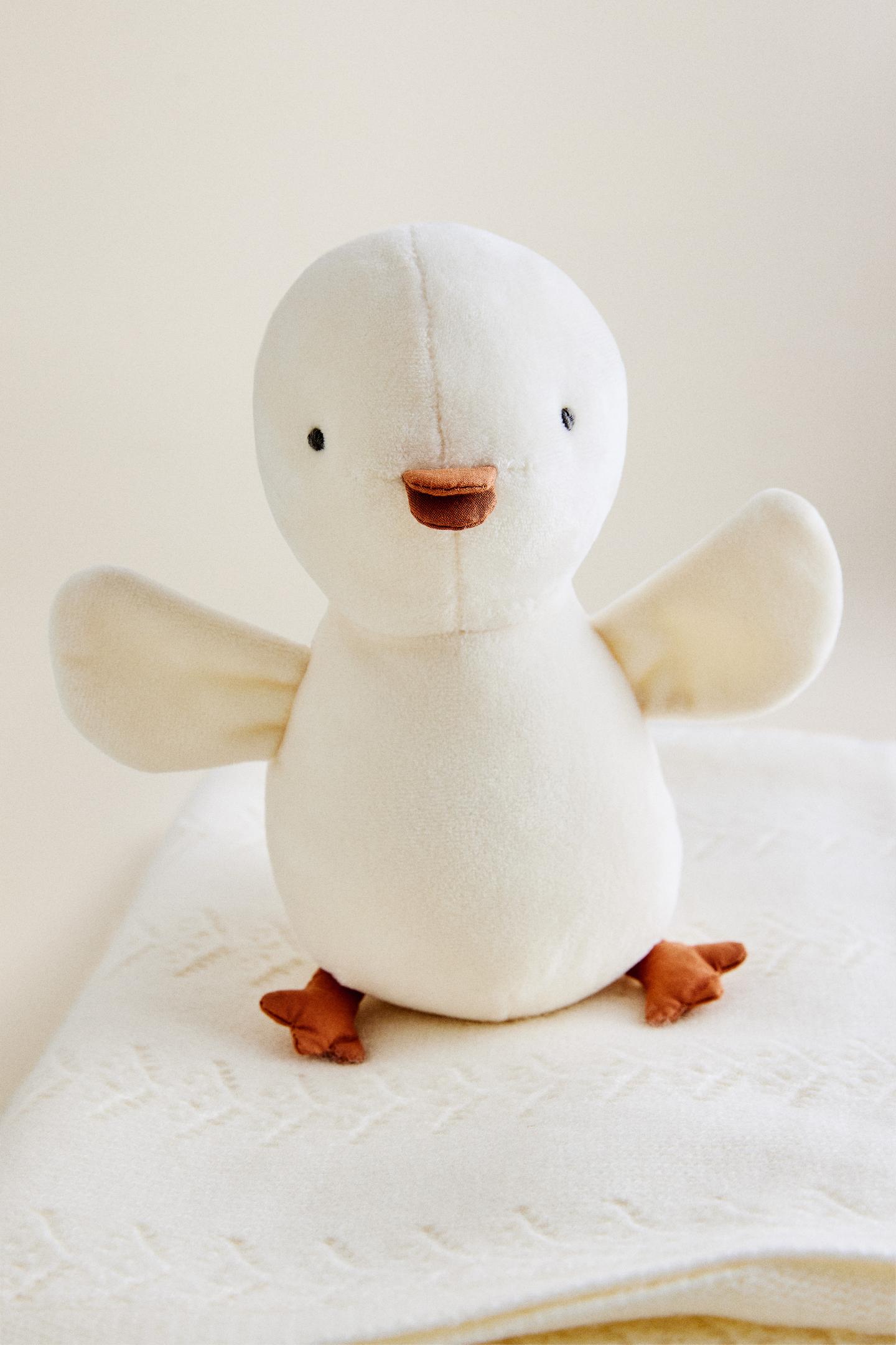 Детская мягкая игрушка Zara Kids Duckling Musical Plush Toy, цвет: Жёлтый — фото 5