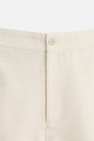 BERMUDA STRUCTURÉ - Beige de Zara - Image 6