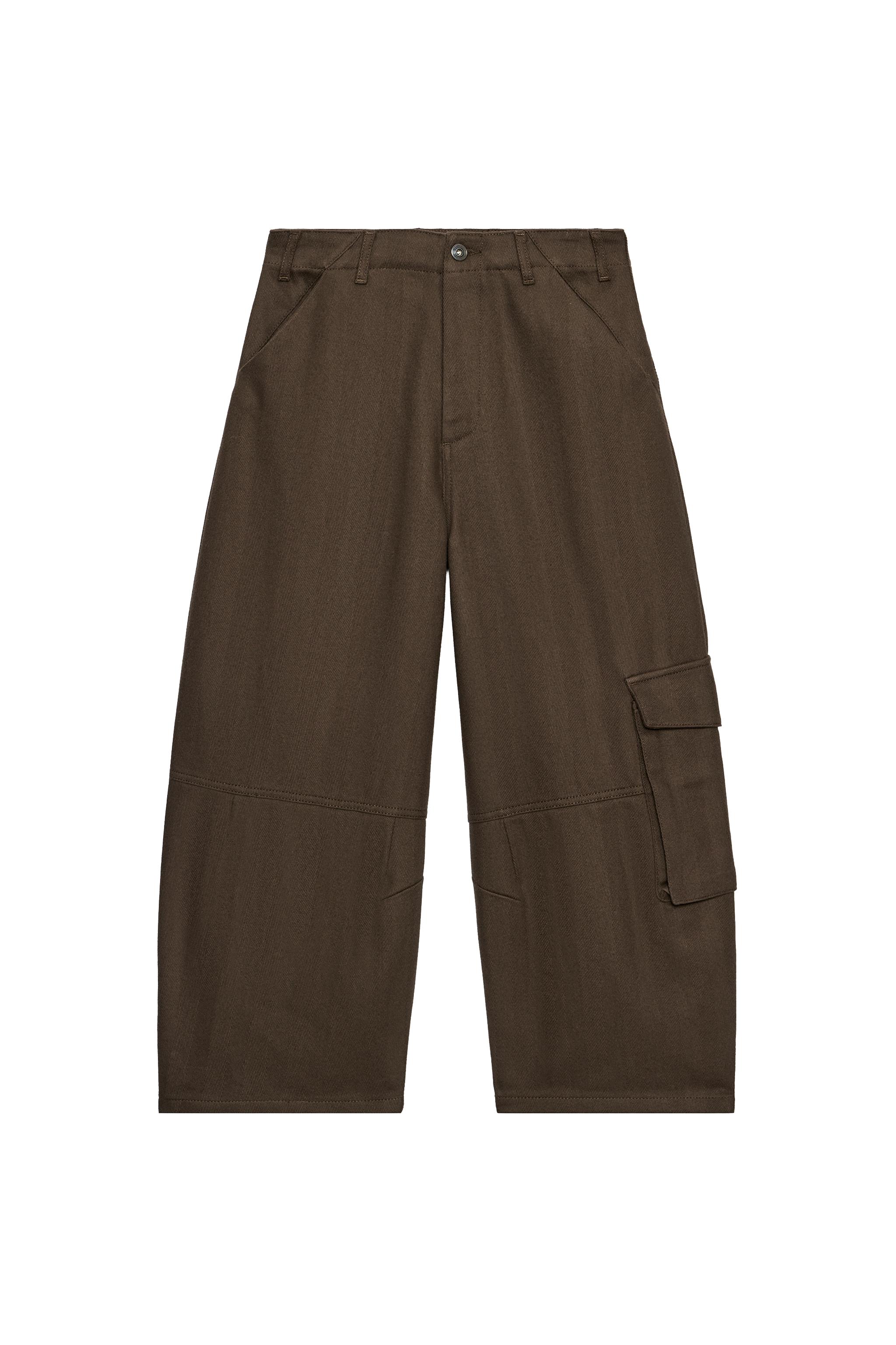 ZW COLLECTION KAPRI KARGO PANTOLON - Kahverengi | ZARA Türkiye