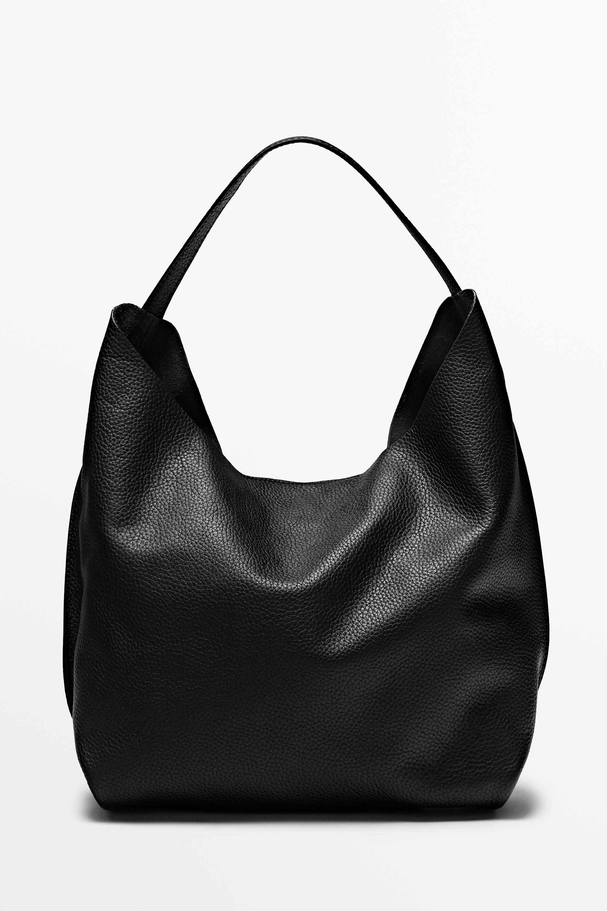 Medium nappa leather shoulder bag
