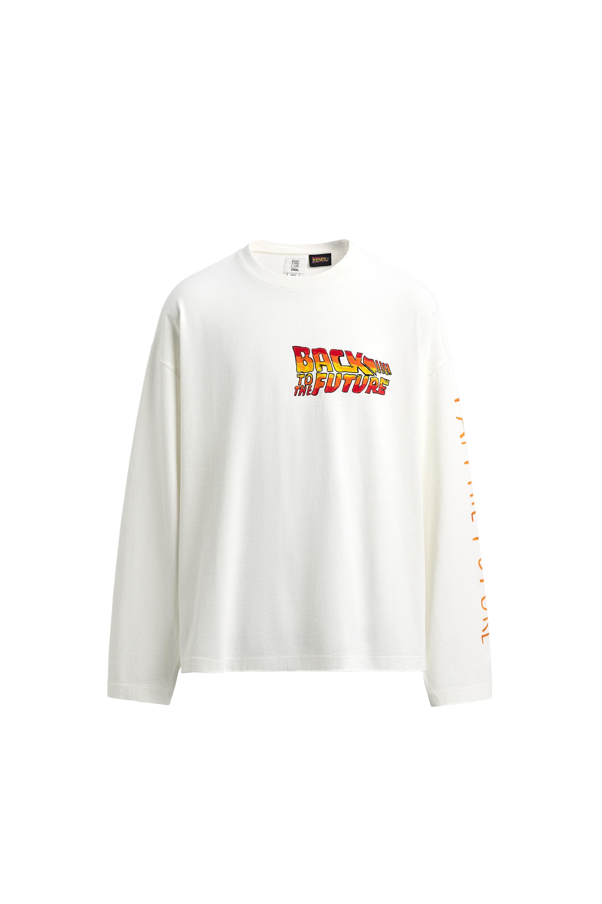 BACK TO THE FUTURE© UCS LLC AND AMBLIN X DYLAN´S T-SHIRT CLUB X ZARA İLLÜSTRASYONLU T-SHIRT