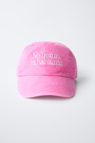 CASQUETTE INSCRIPTION BRODÉE - Rose de Zara - Image 3