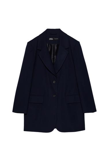 LONG BUTTONED BLAZER