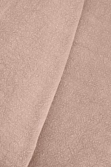WASHED LINEN BEDSPREAD (400 GXM²) - Chalk pink by Zara