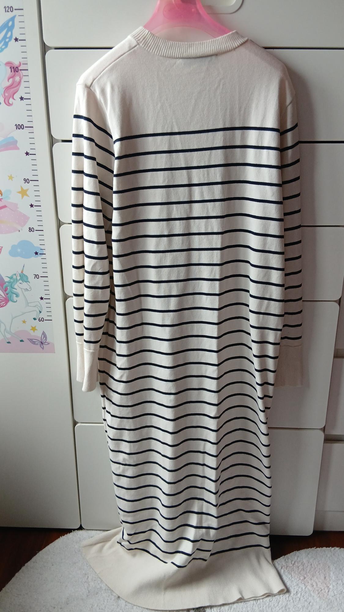 LONG KNIT STRIPED DRESS - Image 2