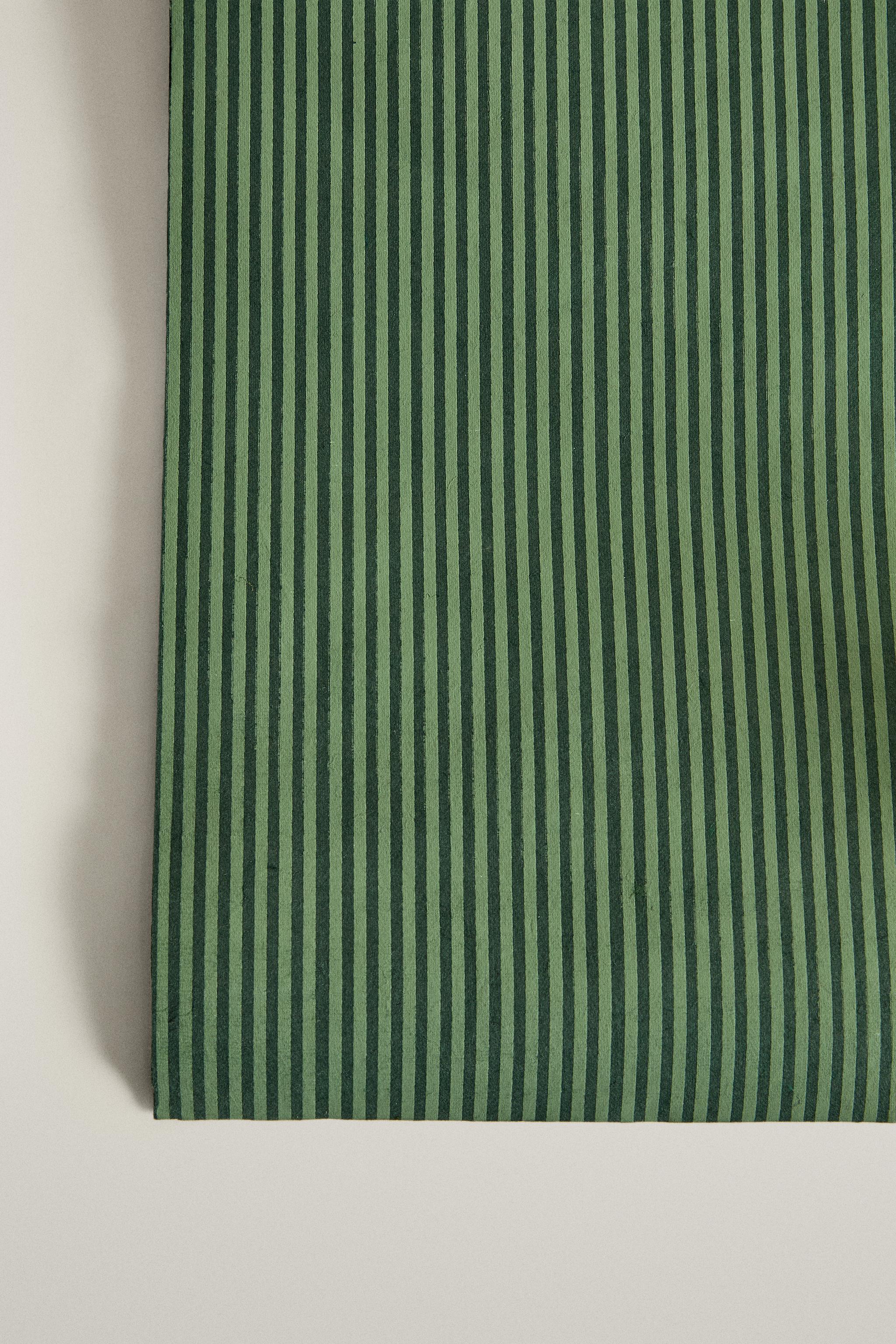 Striped Christmas Gift Wrapping Paper