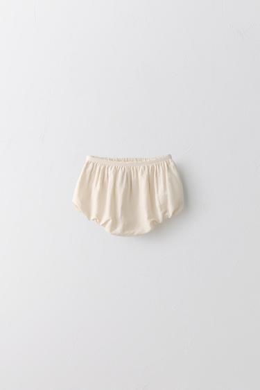 LIMITED EDITION COTTON LINEN BRIEFS - Light ecru by Zara