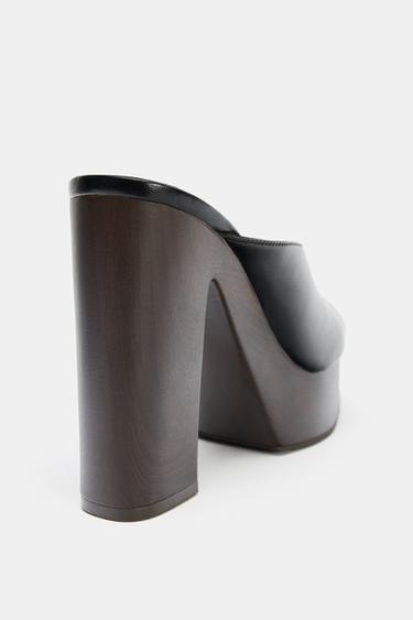 PLATFORM SANDALS - Black by Zara - Image 7