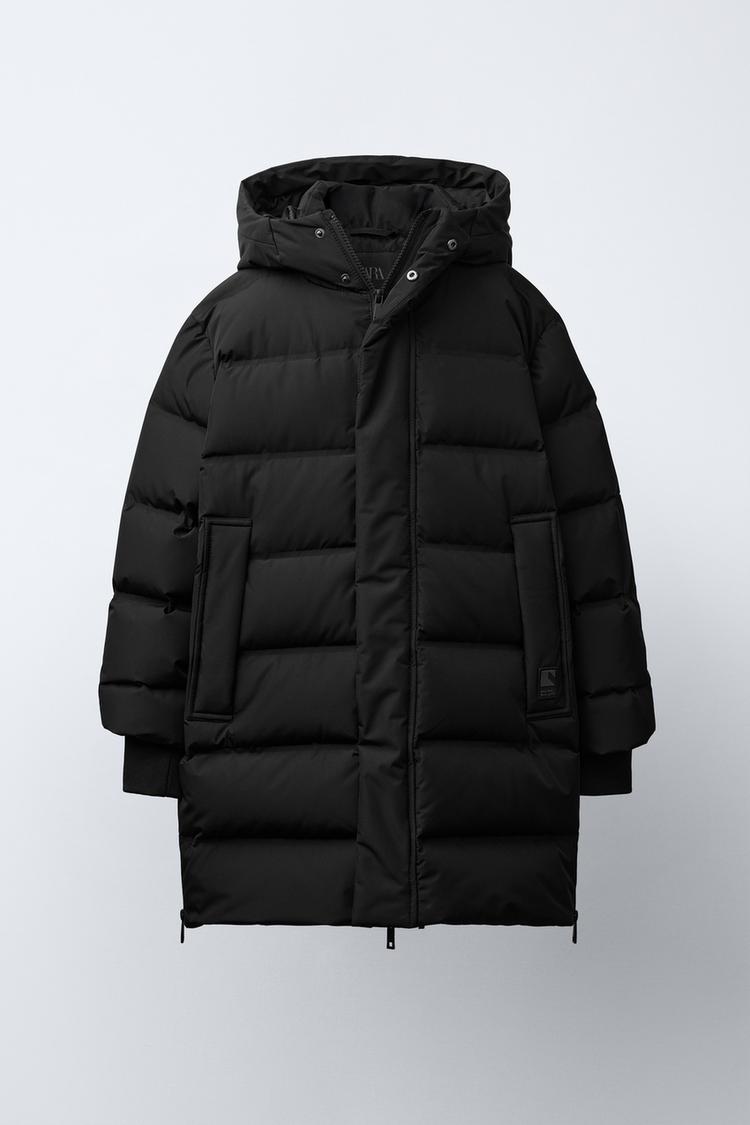 Duvet Coat Long Black Down Jacket Long Black Puffer Coat Zara