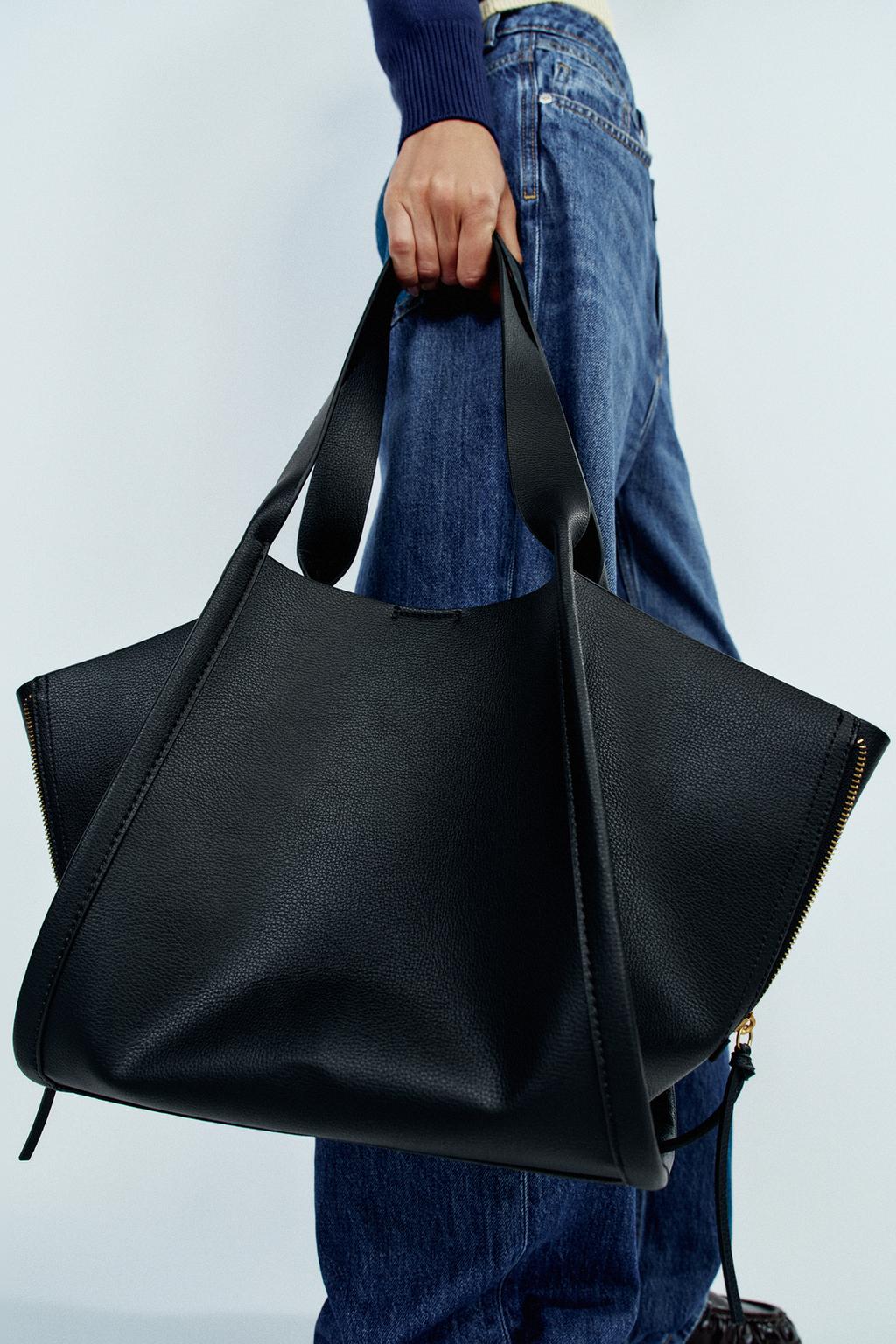 TOTE BAG WITH ZIPS