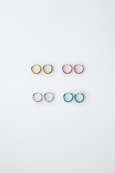 VIERERPACK OHRSTECKER - Bunt von Zara - Bild 0
