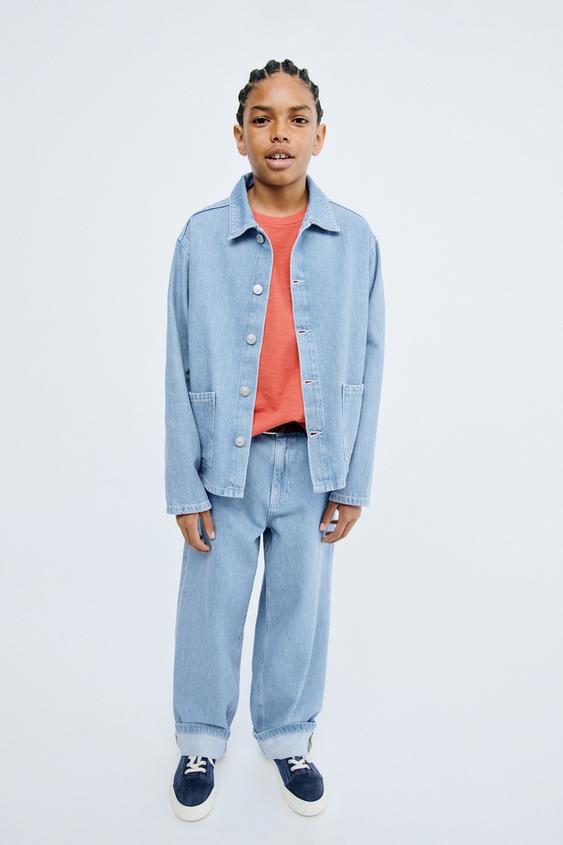 Zara STORIESZ - DENIM OVERSHIRT - Blue - Image 0