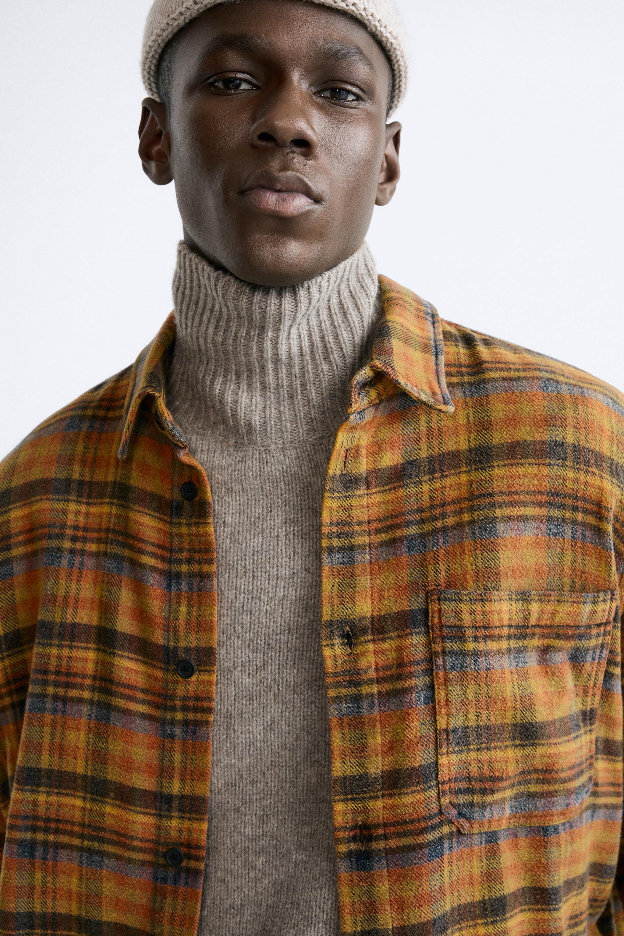 Men s Flannel Shirts Explore our New Arrivals ZARA United Kingdom