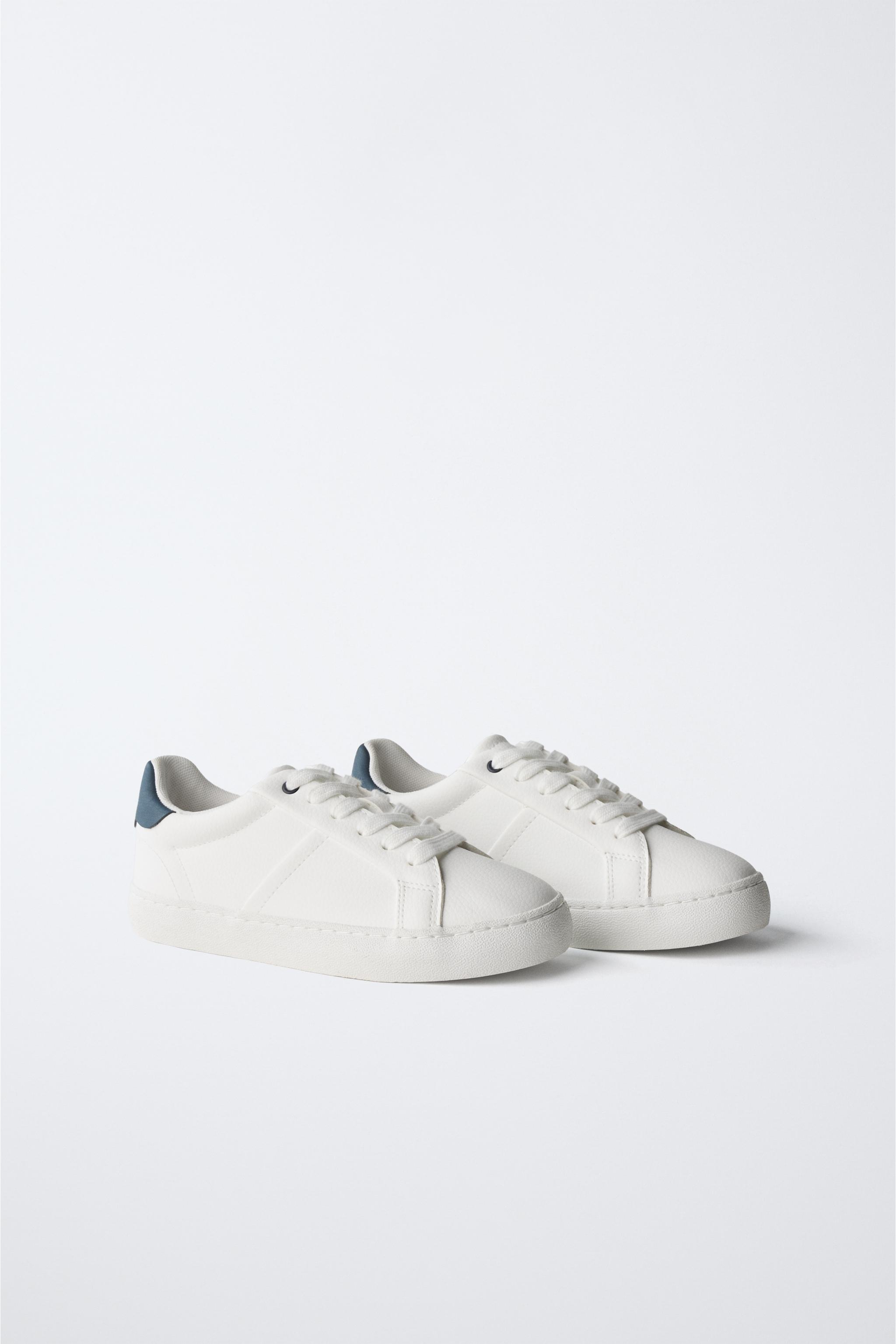LACE-UP SNEAKERS - White | ZARA Canada