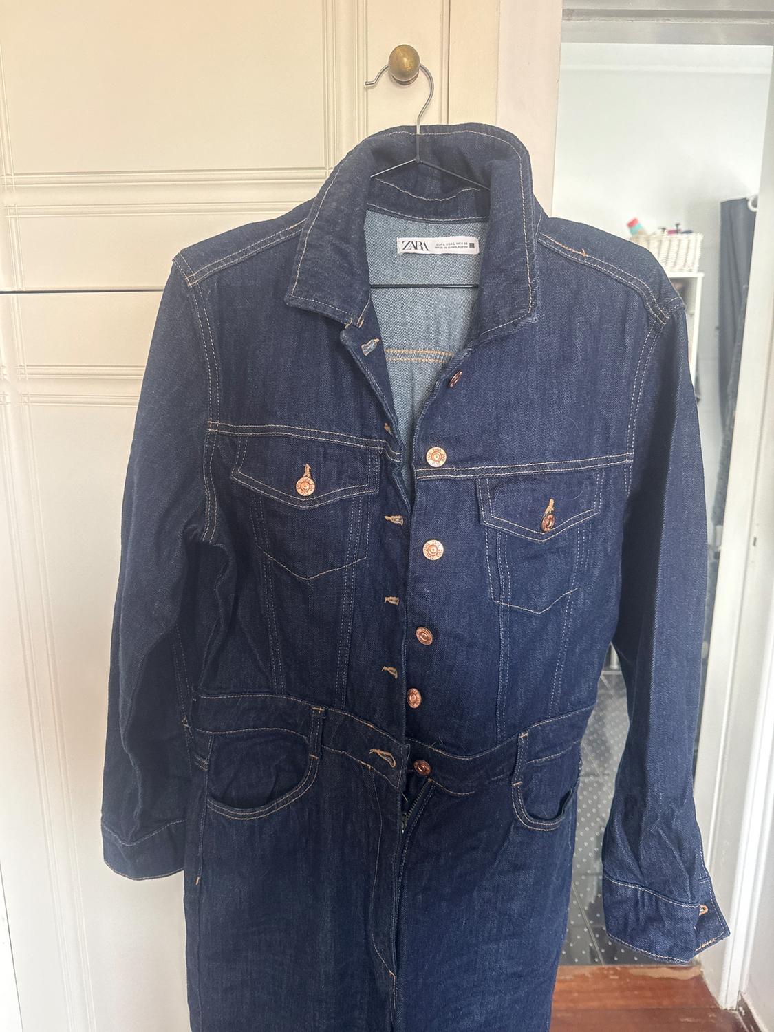 Z1975 DENIM JUMPSUIT WITH FRONT POCKETS - Image 3