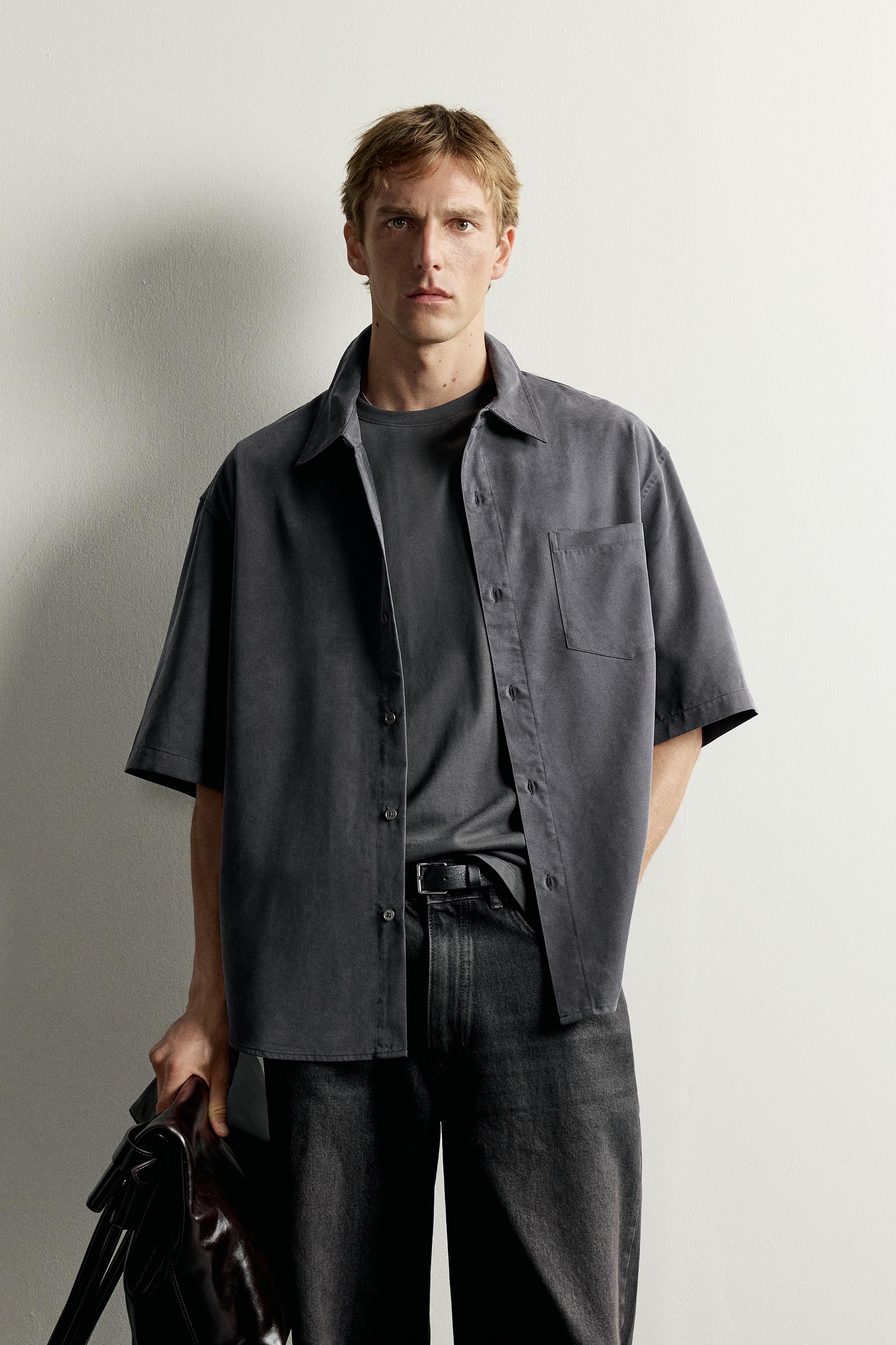 CHEMISE FLUIDE COUPE DÉCONTRACTÉE