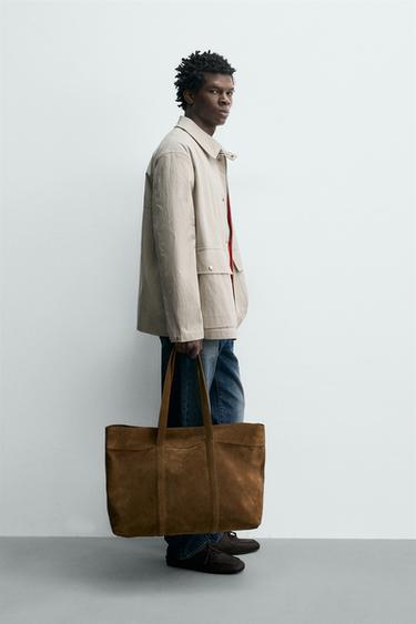 BLOUSON REGULAR FIT À POCHES - Beige de Zara - Image 3