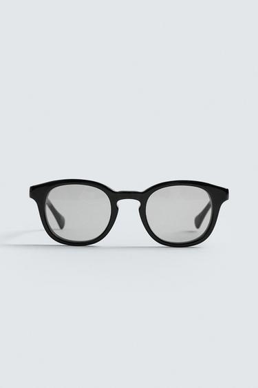 ÓCULOS DE SOL REDONDOS - Preto da Zara